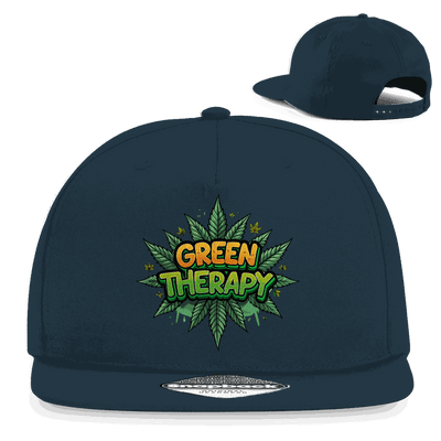 Snapback Rapper Cap - Green Therapy | Division420®