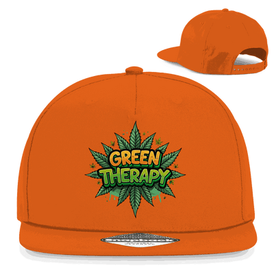 Snapback Rapper Cap - Green Therapy | Division420®