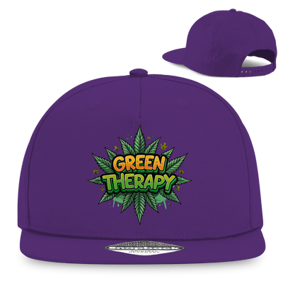 Snapback Rapper Cap - Green Therapy | Division420®