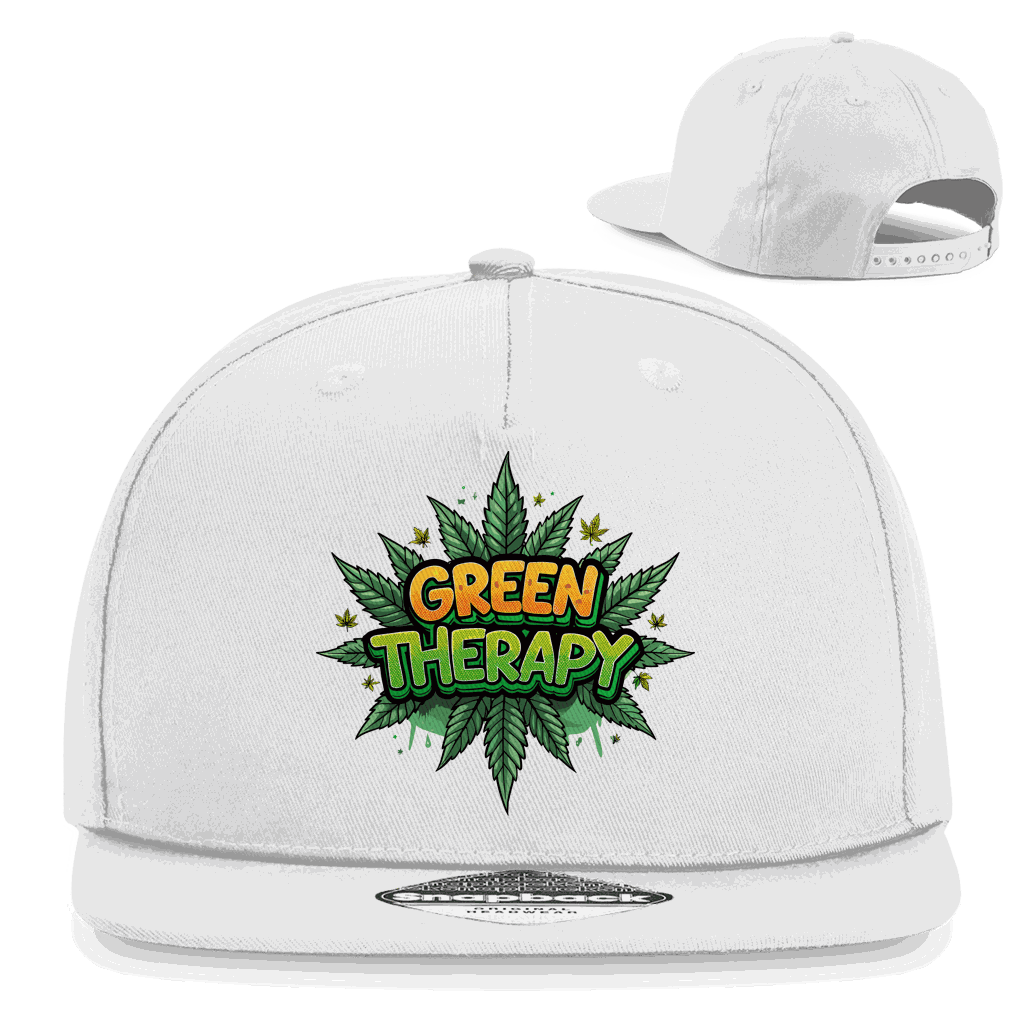 Snapback Rapper Cap - Green Therapy | Division420®