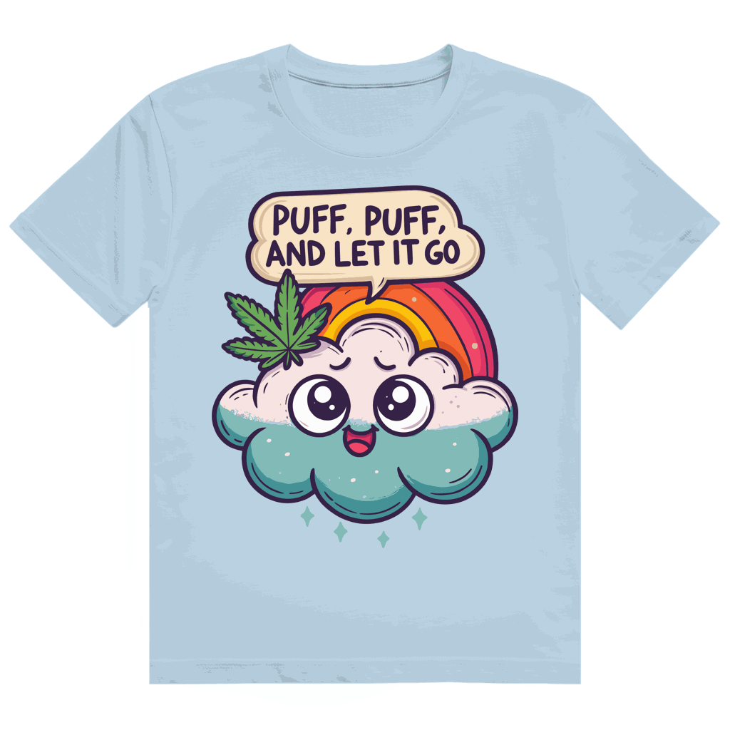 Heavy Cotton T-Shirt - Puff, Puff, and let it go | Division420®