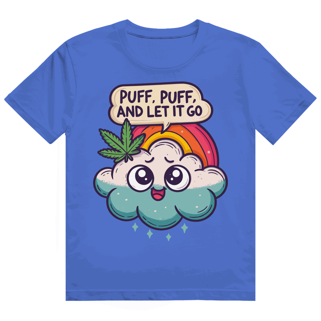 Heavy Cotton T-Shirt - Puff, Puff, and let it go | Division420®