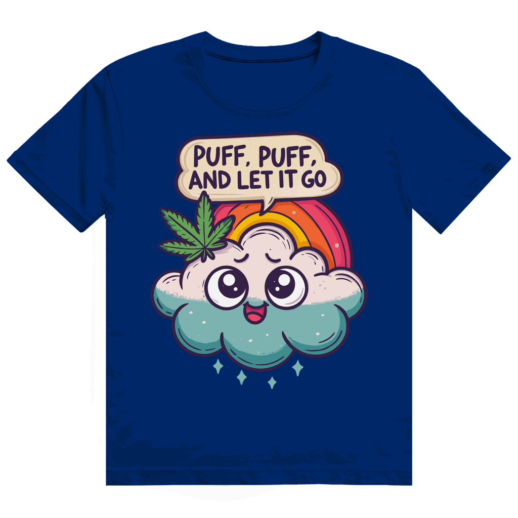 Heavy Cotton T-Shirt - Puff, Puff, and let it go | Division420®