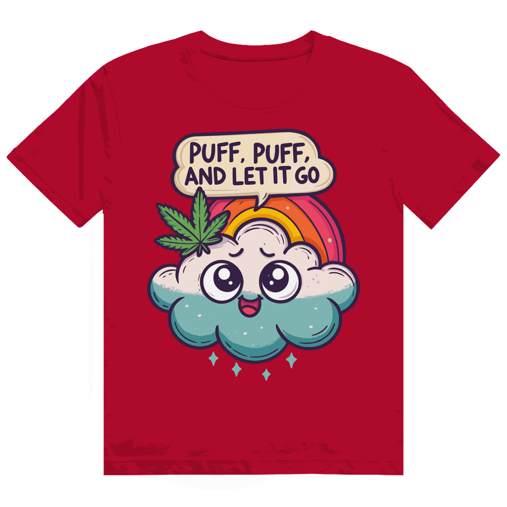 Heavy Cotton T-Shirt - Puff, Puff, and let it go | Division420®