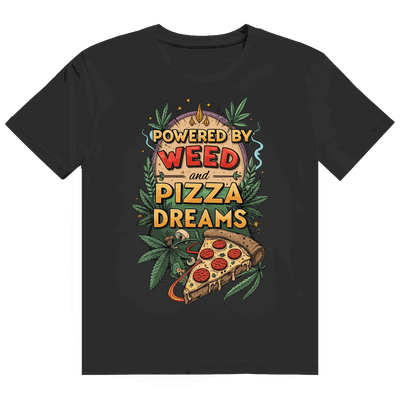 Heavy Cotton T-Shirt - Powered by Weed | Division420®