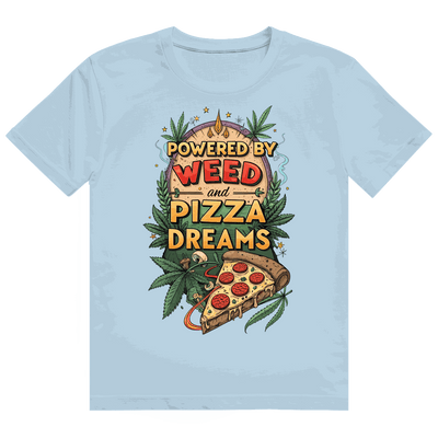 Heavy Cotton T-Shirt - Powered by Weed | Division420®
