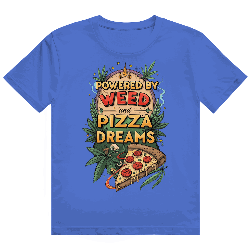 Heavy Cotton T-Shirt - Powered by Weed | Division420®