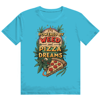 Heavy Cotton T-Shirt - Powered by Weed | Division420®