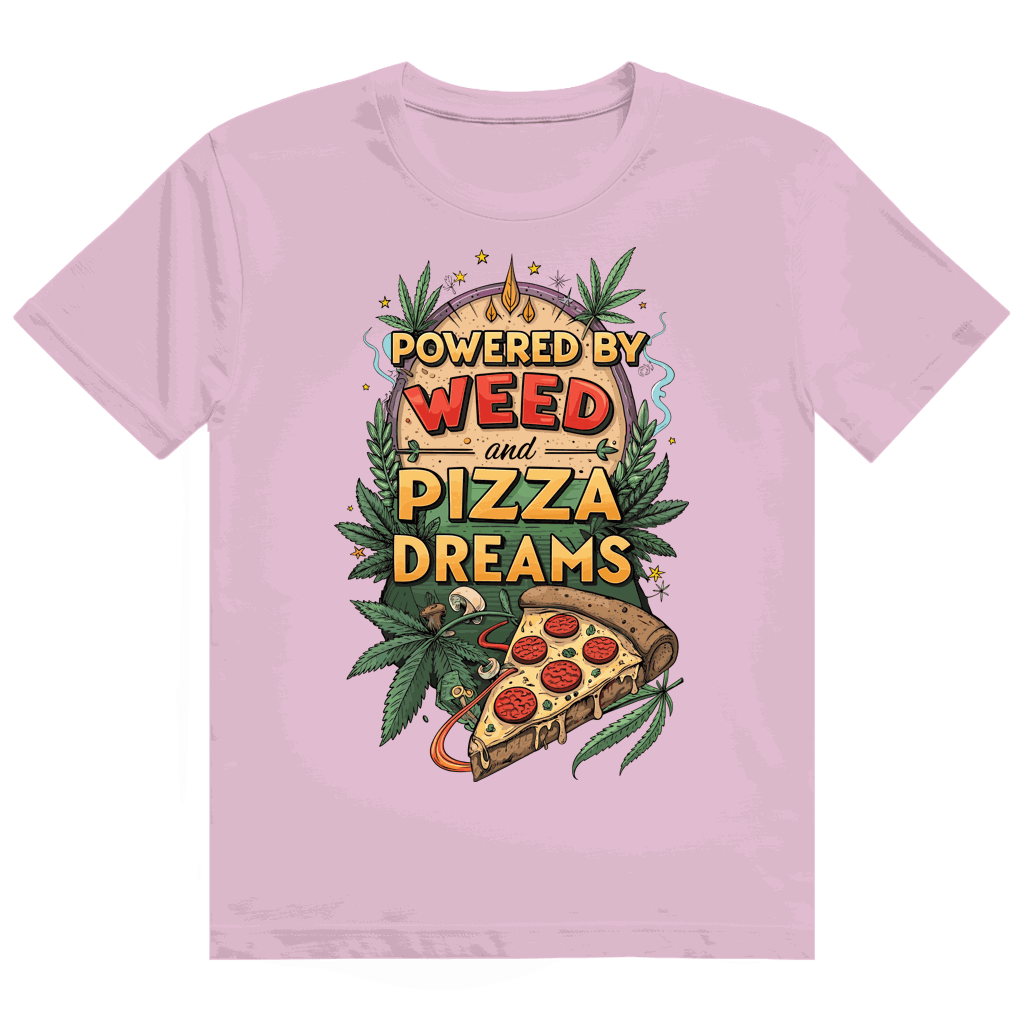 Heavy Cotton T-Shirt - Powered by Weed | Division420®
