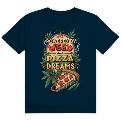 Heavy Cotton T-Shirt - Powered by Weed | Division420®