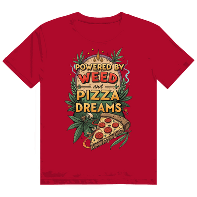 Heavy Cotton T-Shirt - Powered by Weed | Division420®