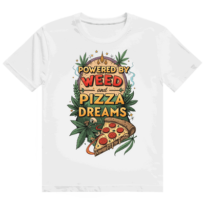 Division420 Heavy Cotton T-Shirt in Weiß mit stabilem Rippkragen und modernem Tubular Fit