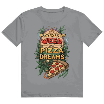 Heavy Cotton T-Shirt - Powered by Weed | Division420®