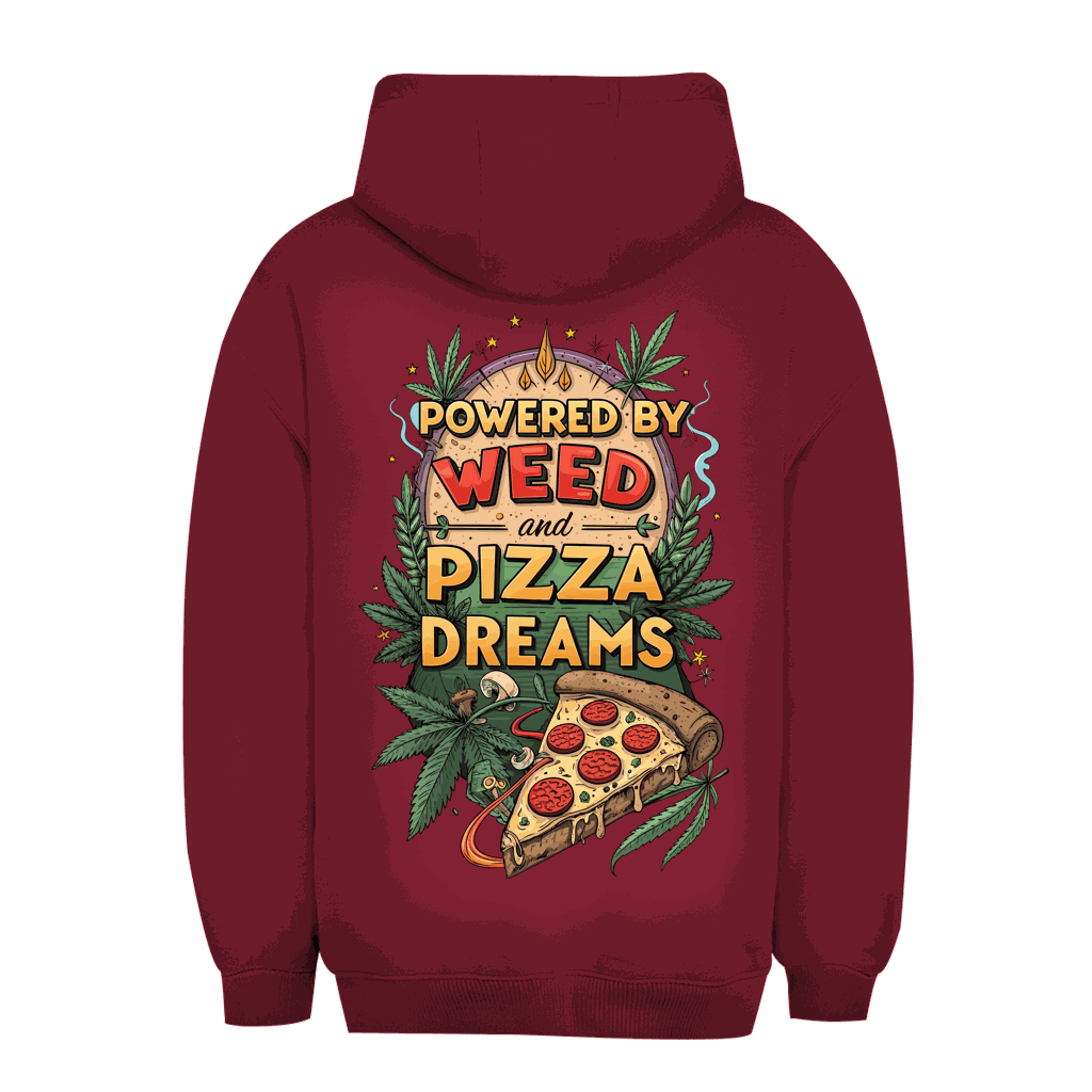 Unisex Oversize Hoodie - Powered by Weed | Division420®