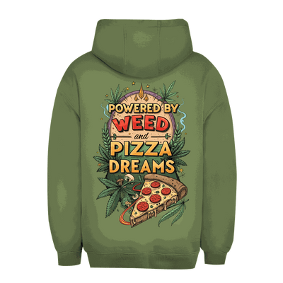 Unisex Oversize Hoodie - Powered by Weed | Division420®