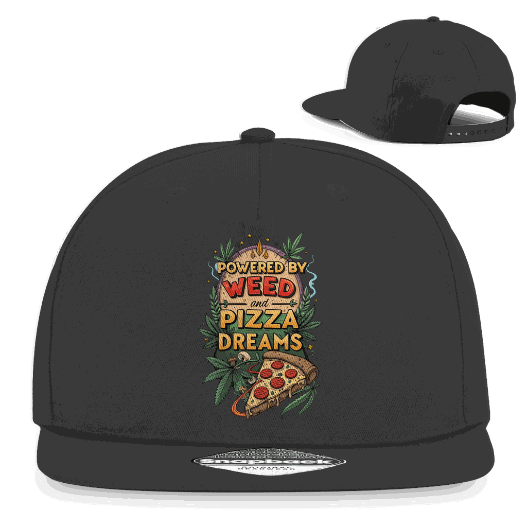 Snapback Rapper Cap - Powered by Weed | Division420®