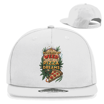 Schwarze Snapback Rapper Cap mit flachem Schirm und Division420 Logo, urbaner Streetwear-Stil