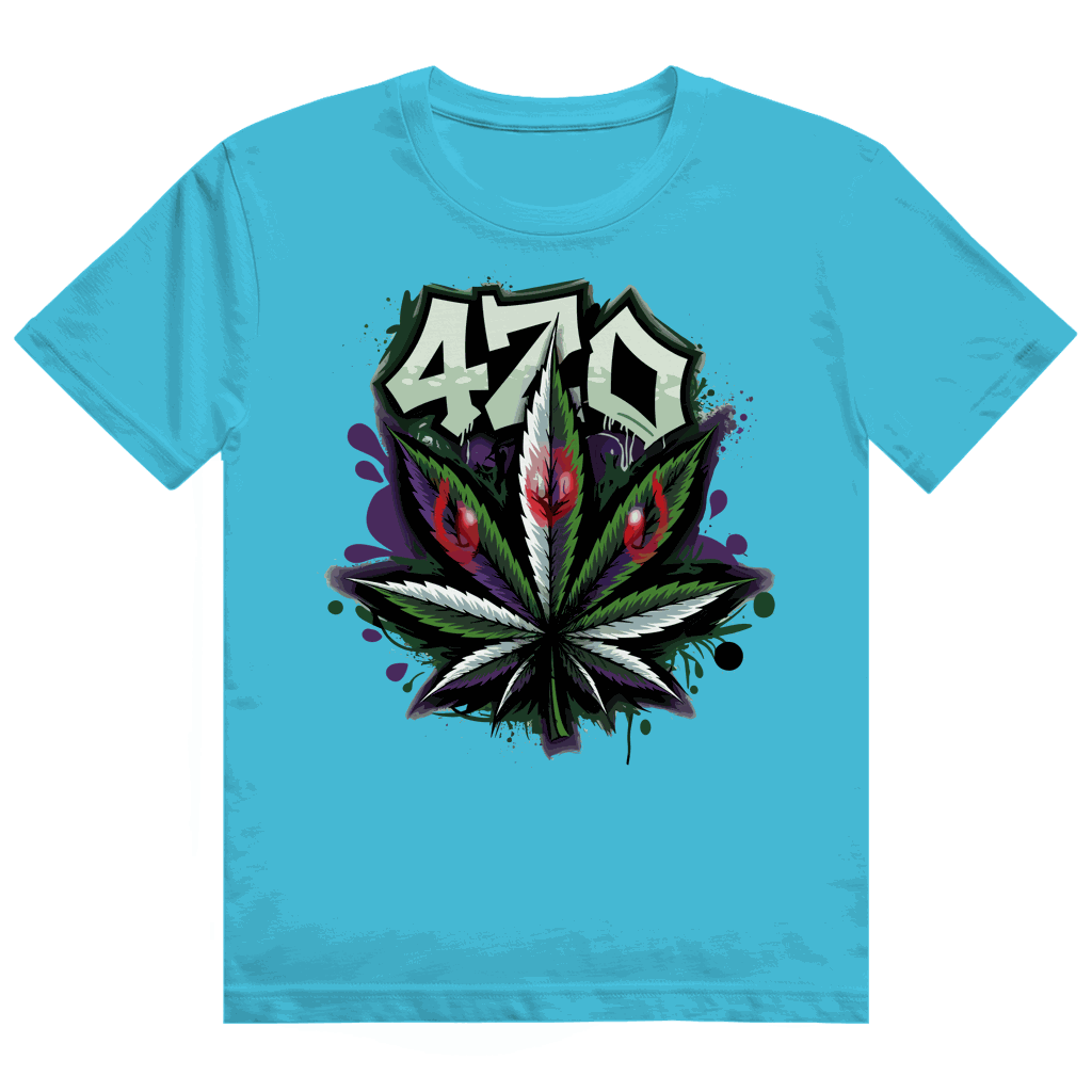 Division420 Heavy Cotton T-Shirt mit 420 Print und nachhaltiger Baumwolle