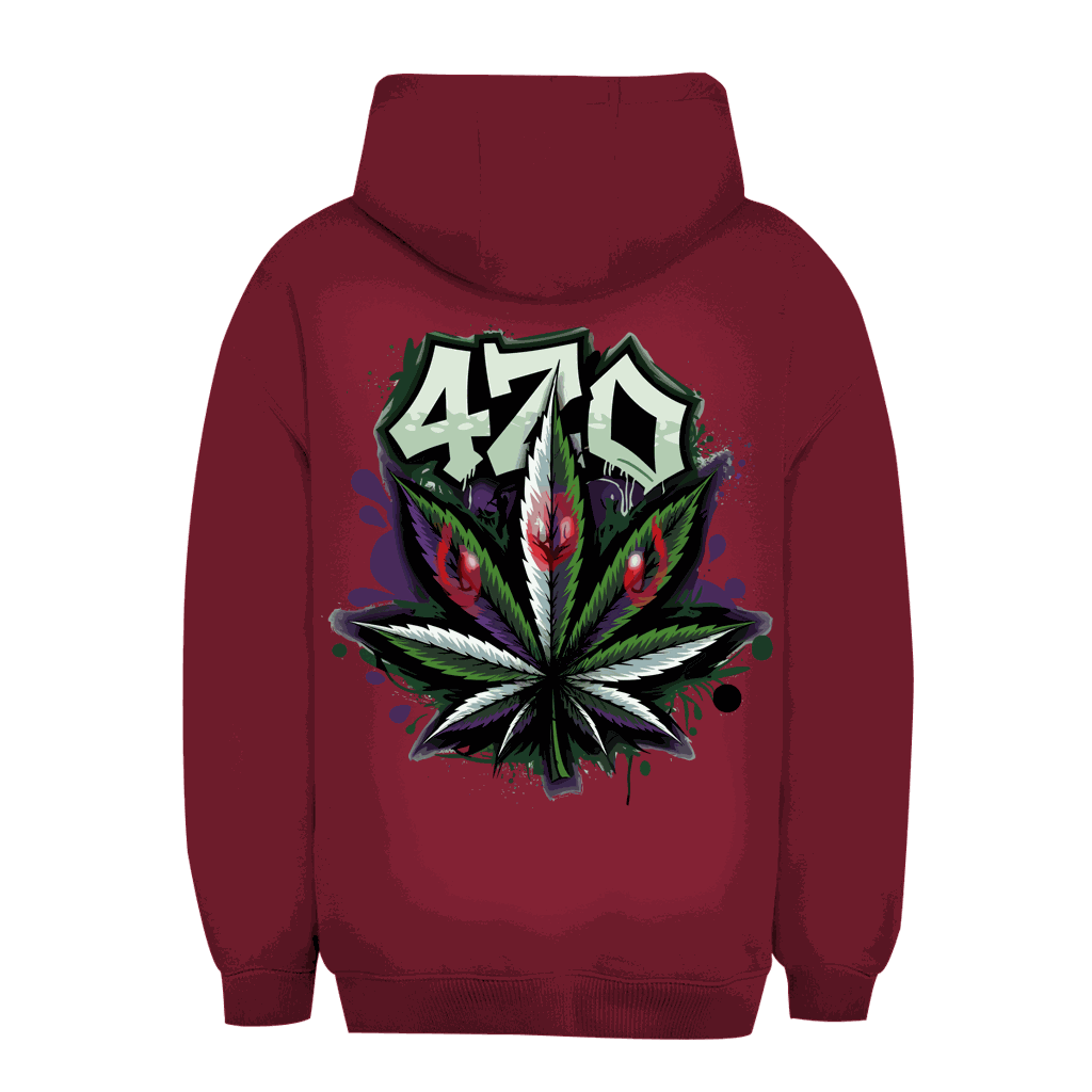 Unisex Oversize Hoodie - 420 Print | Division420®