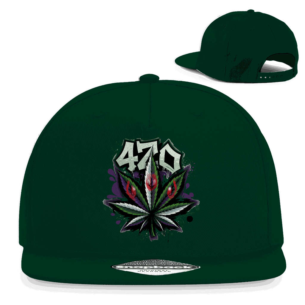 Snapback Rapper Cap - 420 Print | Division420®