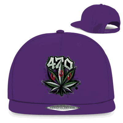 Division420 Snapback Cap mit 420 Print aus Baumwoll-Twill, urbaner Streetwear-Style und verstellbarem Snapback-Verschluss