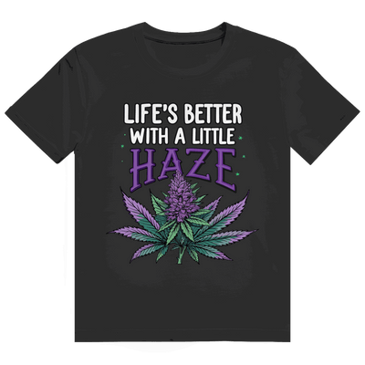 Größentabelle für das Division420 Heavy Cotton T-Shirt Life is better with a little Haze