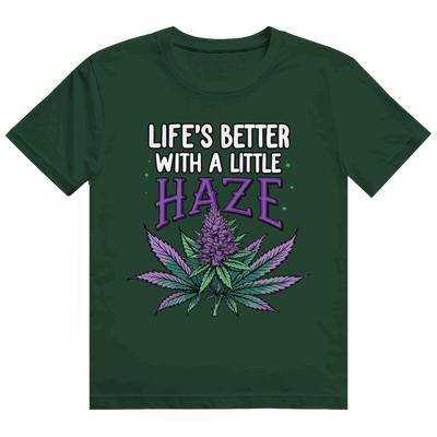 Heavy Cotton T-Shirt - Life is better with a little Haze | Division420®