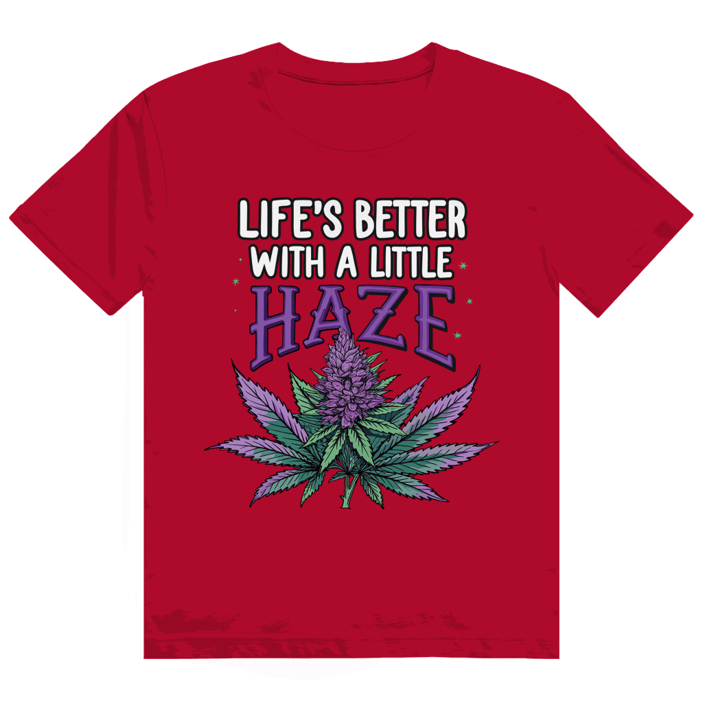 Heavy Cotton T-Shirt - Life is better with a little Haze | Division420®