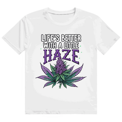 Heavy Cotton T-Shirt - Life is better with a little Haze | Division420®