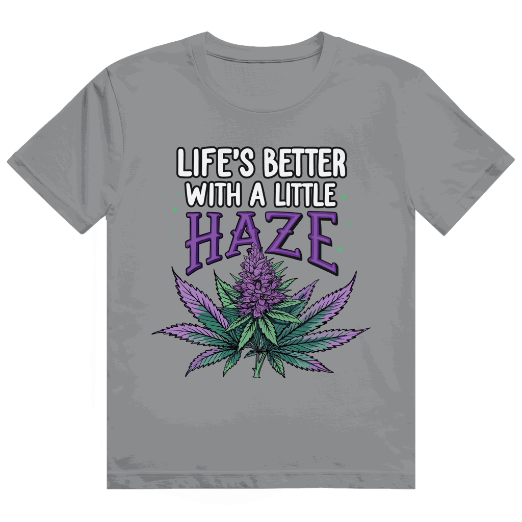 Heavy Cotton T-Shirt - Life is better with a little Haze | Division420®