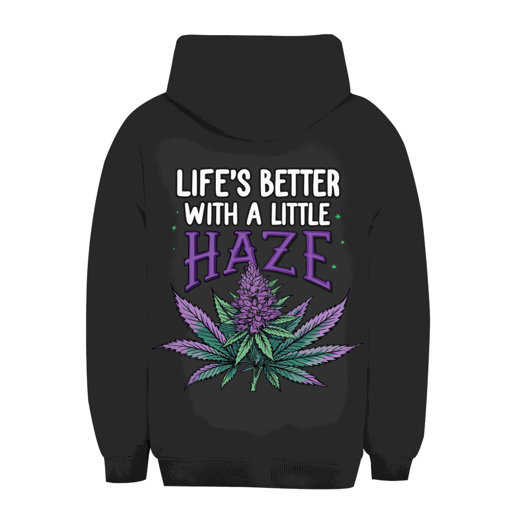 Unisex Oversize Hoodie - Life is better with a little Haze | Division420®