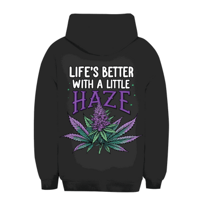 Unisex Oversize Hoodie - Life is better with a little Haze | Division420®