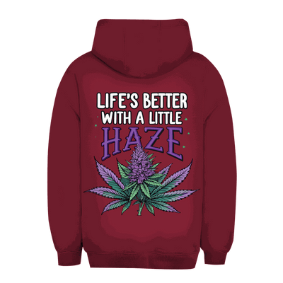 Unisex Oversize Hoodie - Life is better with a little Haze | Division420®