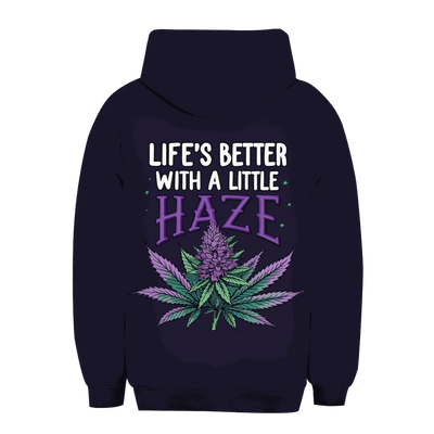 Unisex Oversize Hoodie - Life is better with a little Haze | Division420®