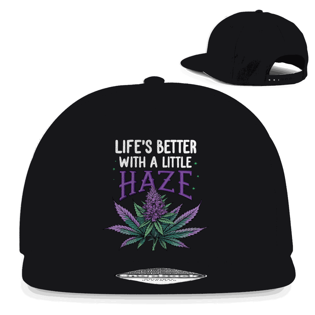 Snapback Rapper Cap - Life is better with a little Haze | Division420®