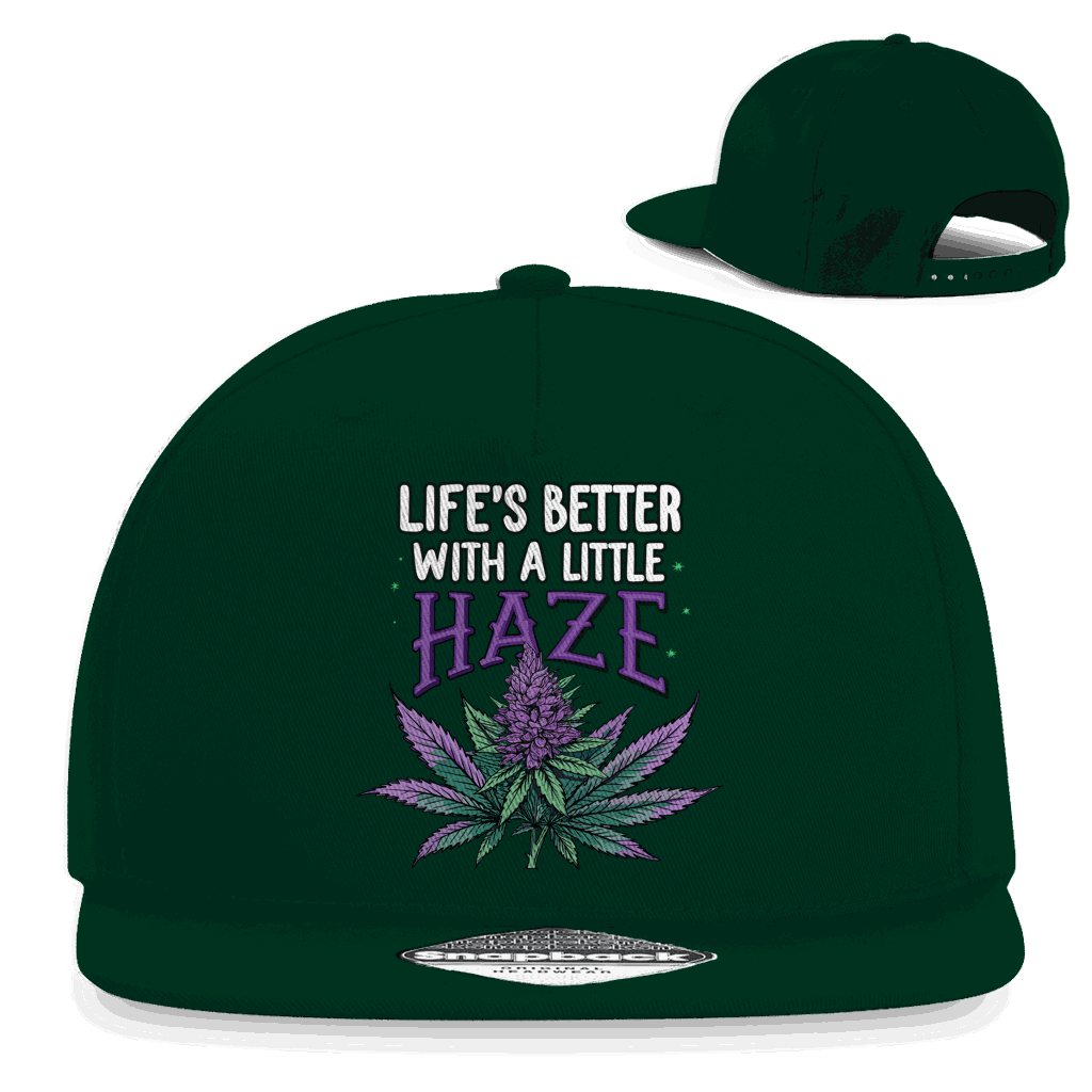 Snapback Rapper Cap - Life is better with a little Haze | Division420®
