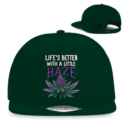 Snapback Rapper Cap - Life is better with a little Haze | Division420®