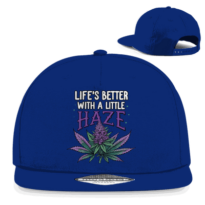 Snapback Rapper Cap - Life is better with a little Haze | Division420®