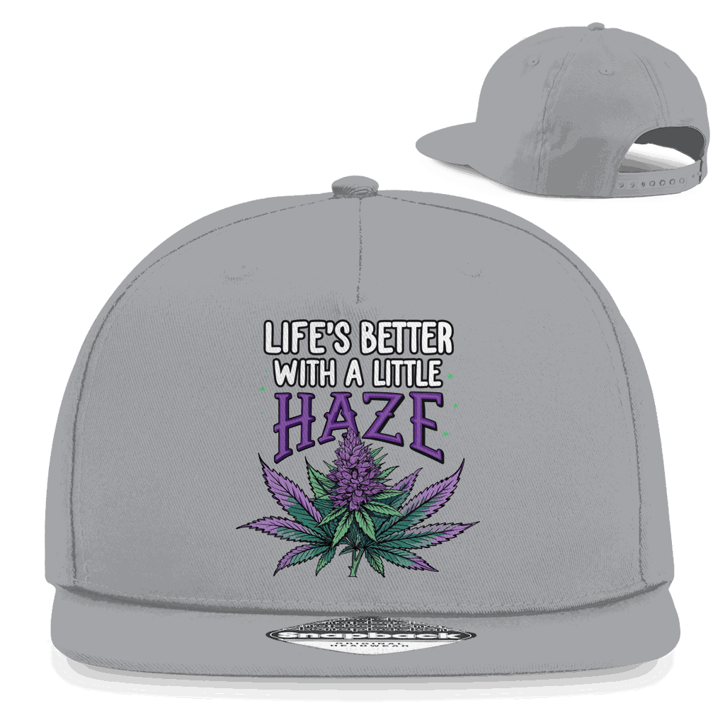 Snapback Rapper Cap - Life is better with a little Haze | Division420®