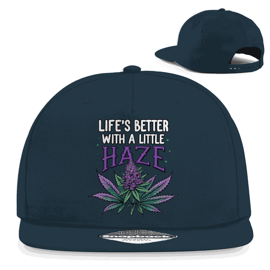 Snapback Rapper Cap - Life is better with a little Haze | Division420®