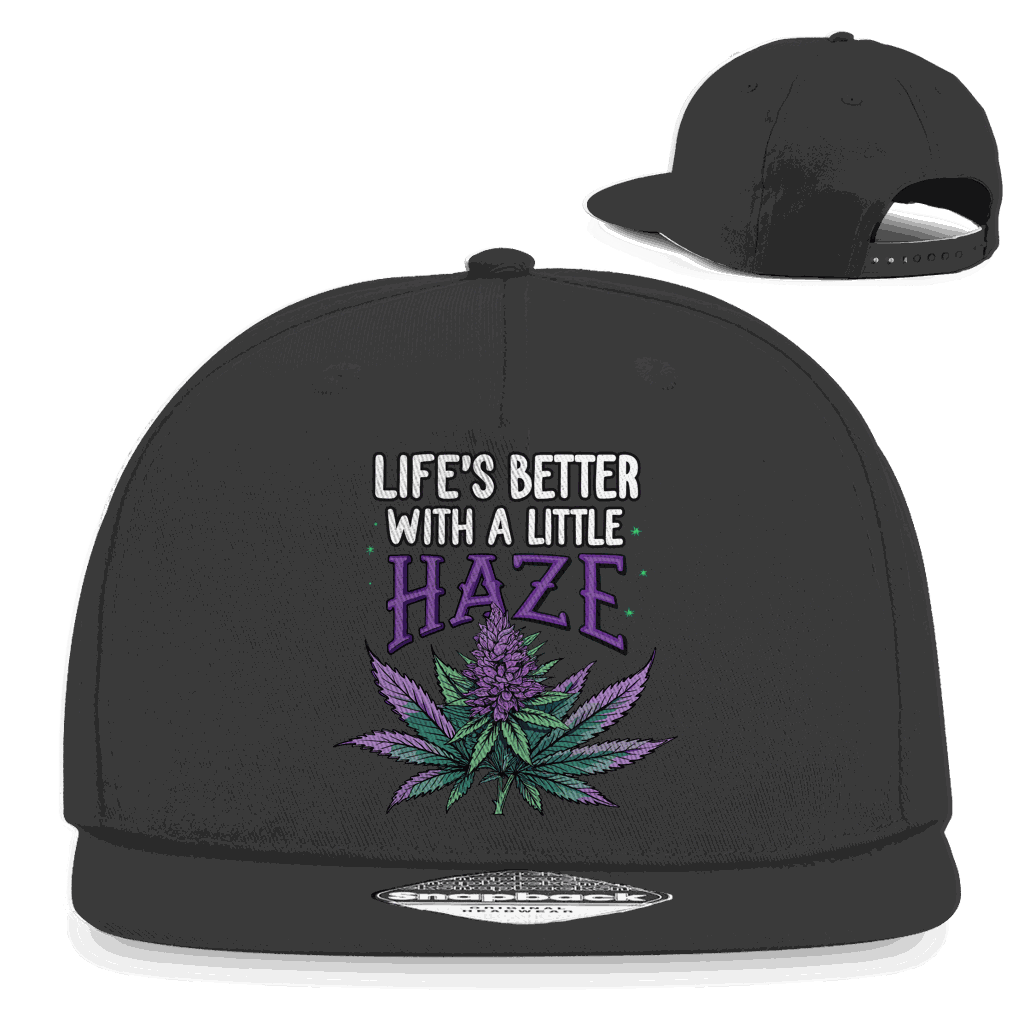 Snapback Rapper Cap - Life is better with a little Haze | Division420®