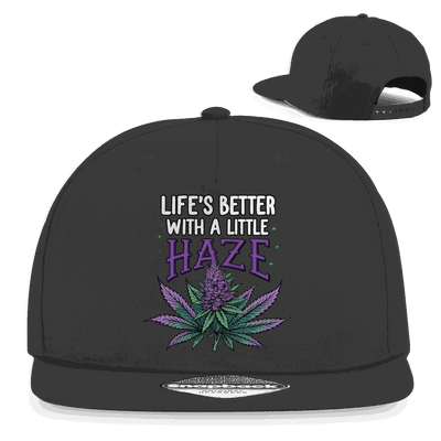 Snapback Rapper Cap - Life is better with a little Haze | Division420®