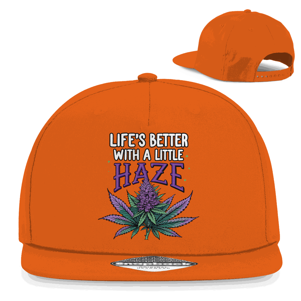 Snapback Rapper Cap - Life is better with a little Haze | Division420®