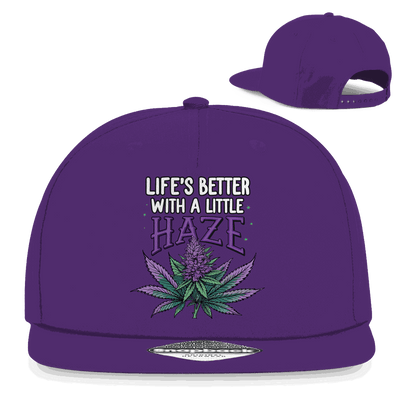 Snapback Rapper Cap - Life is better with a little Haze | Division420®