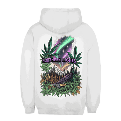 Unisex Oversize Hoodie Northern Lights von Division420 mit bequemem Schnitt und nachhaltigem Material