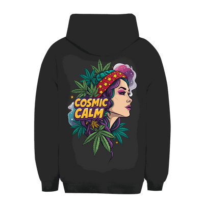 Unisex Oversize Hoodie Cosmic Calm von Division420 mit Kordelzug und Kängurutasche