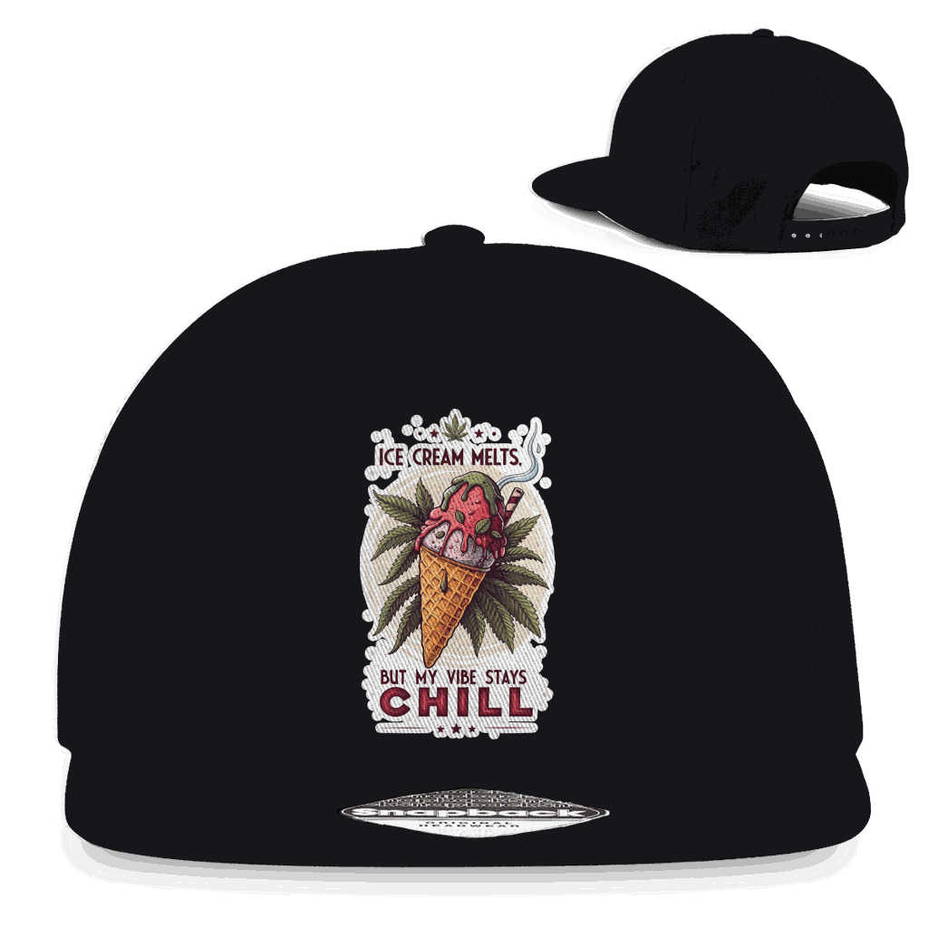 Snapback Rapper Cap - Ice Cream melts | Division420®