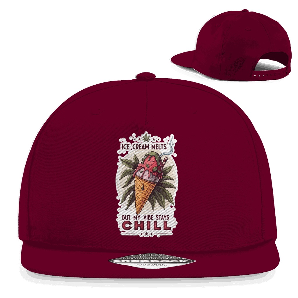 Snapback Rapper Cap - Ice Cream melts | Division420®
