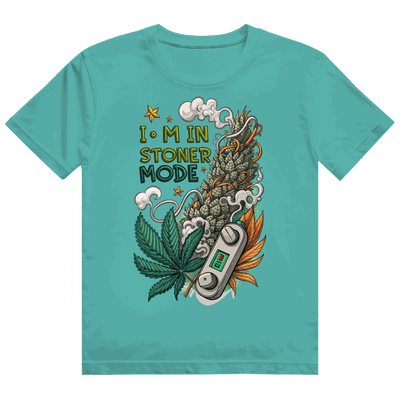 Division420 Heavy Cotton T-Shirt I am in Stoner Mode aus 100% Baumwolle mit modernem Tubular Fit und nachhaltiger Produktion