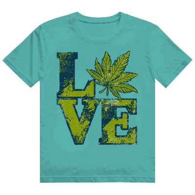 Heavy Cotton T-Shirt - Love Art Print | Division420®